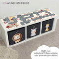 Spielstraßen Aufkleber IKEA Kallax 3er Rosa – Kinderzimmer Spieltisch Sticker