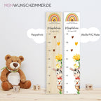 Messlatte Bauernhof 2, Kinder 70-140cm, Messlatte Kinder Holz, Messlatte, Baby, Taufgeschenk, Messlatte personalisiert, Kinderzimmer, Geburt