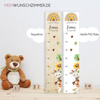 Messlatte Bauernhof 1, Kinder 70-140cm, Messlatte Kinder Holz, Messlatte, Baby, Taufgeschenk, Messlatte personalisiert, Kinderzimmer, Geburt