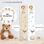 Messlatte Sternzeichen Kinder 70-140cm, Messlatte Holz, Messlatte, Baby, Taufgeschenk, Messlatte personalisiert, Kinderzimmer Deko, Geburt