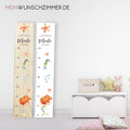 Messlatte Meerjungfrau Kinder 70-140cm, Messlatte Kinder Holz, Messlatte, Baby, Taufgeschenk, Messlatte personalisiert, Kinderzimmer, Geburt