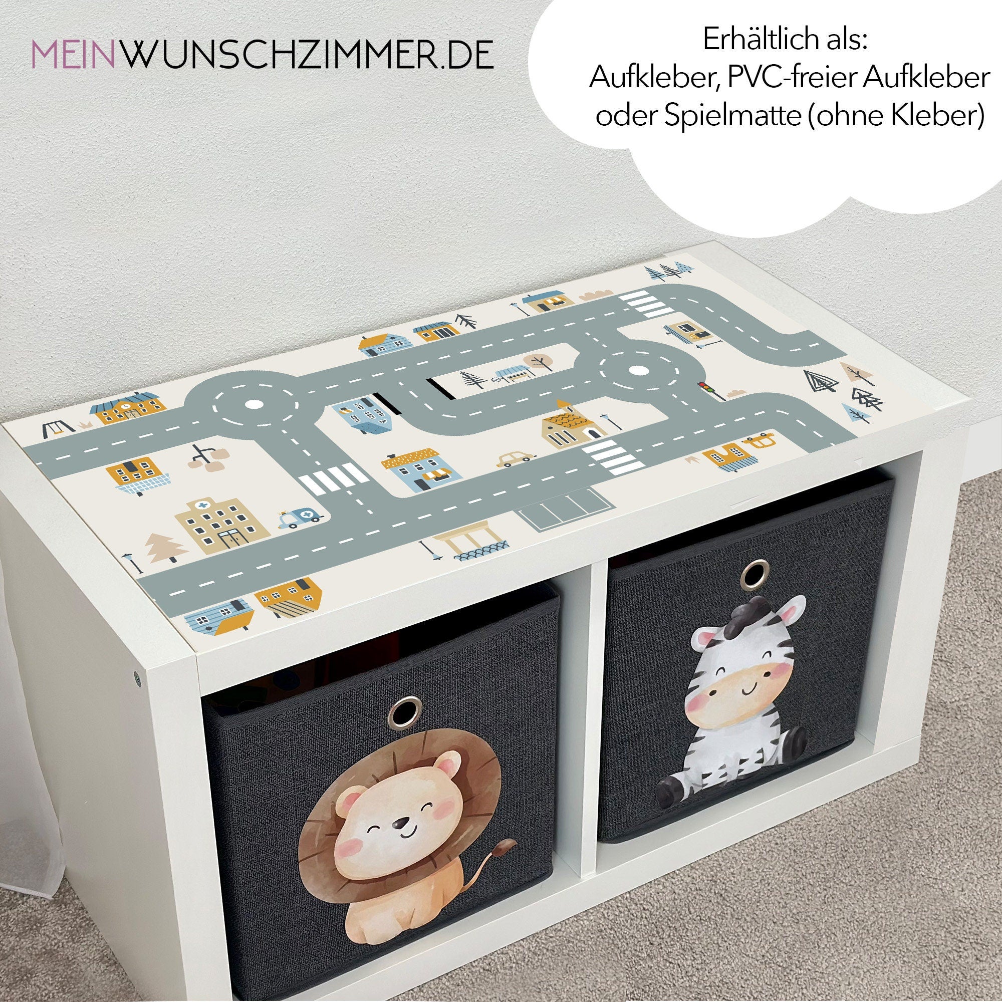 IKEA KALLAX Spielstraße Beige – 1