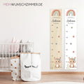 Messlatte Fuchs Kinder 70-140cm, Messlatte Kinder Holz, Messlatte, Baby, Taufgeschenk, Messlatte personalisiert, Kinderzimmer Deko, Geburt