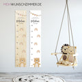 Messlatte Löwe Kinder 70-140cm, Messlatte Kinder Holz, Messlatte, Baby, Taufgeschenk, Messlatte personalisiert, Kinderzimmer Deko, Geburt