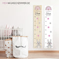 Messlatte Hase Kinder 70-140cm, Messlatte Kinder Holz, Messlatte, Baby, Taufgeschenk, Messlatte personalisiert, Kinderzimmer Deko, Geburt