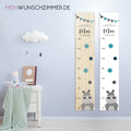 Messlatte Nilpferd Kinder 70-140cm, Messlatte Kinder Holz, Messlatte, Baby, Taufgeschenk, Messlatte personalisiert, Kinderzimmer, Geburt