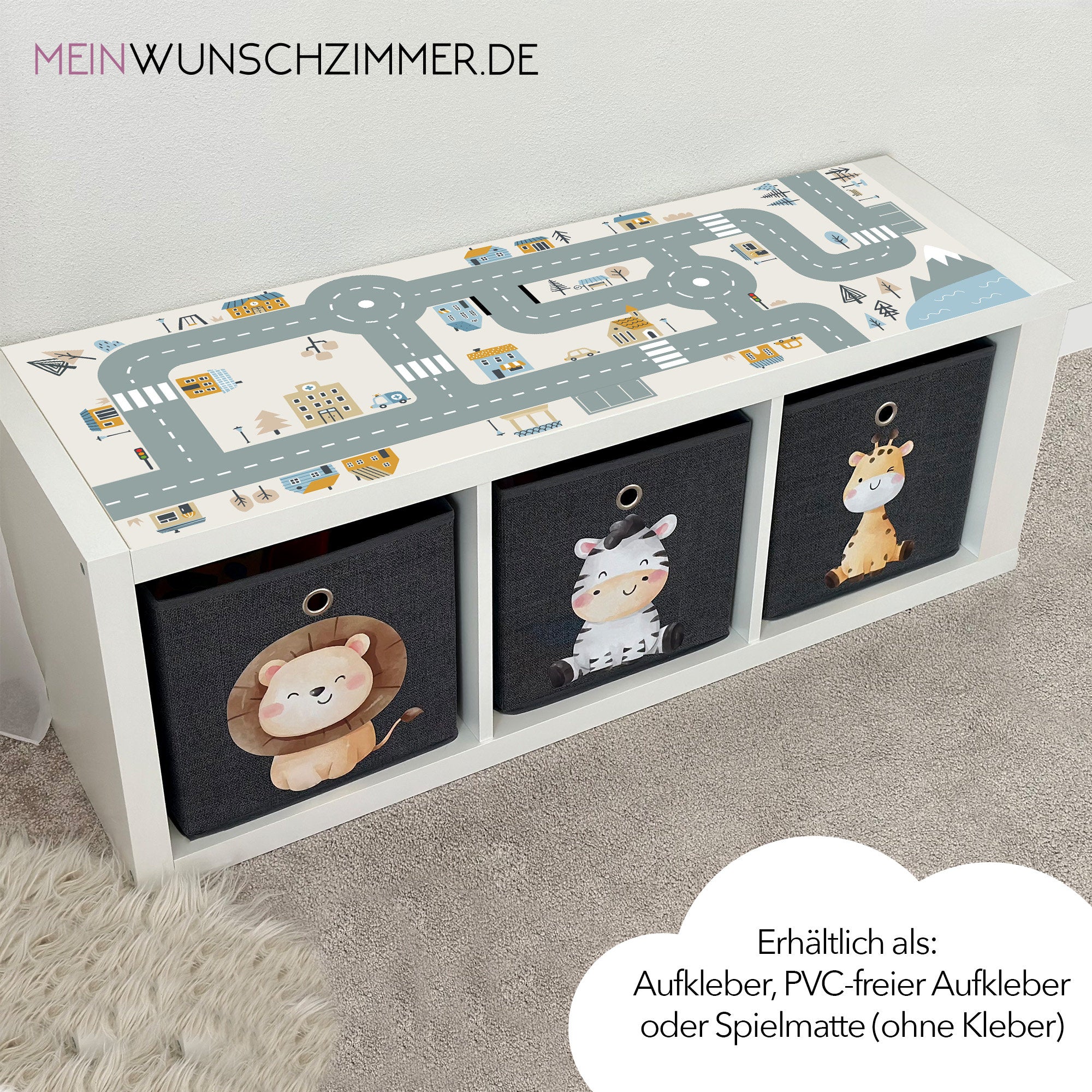 IKEA KALLAX Spielstraße Beige – 7