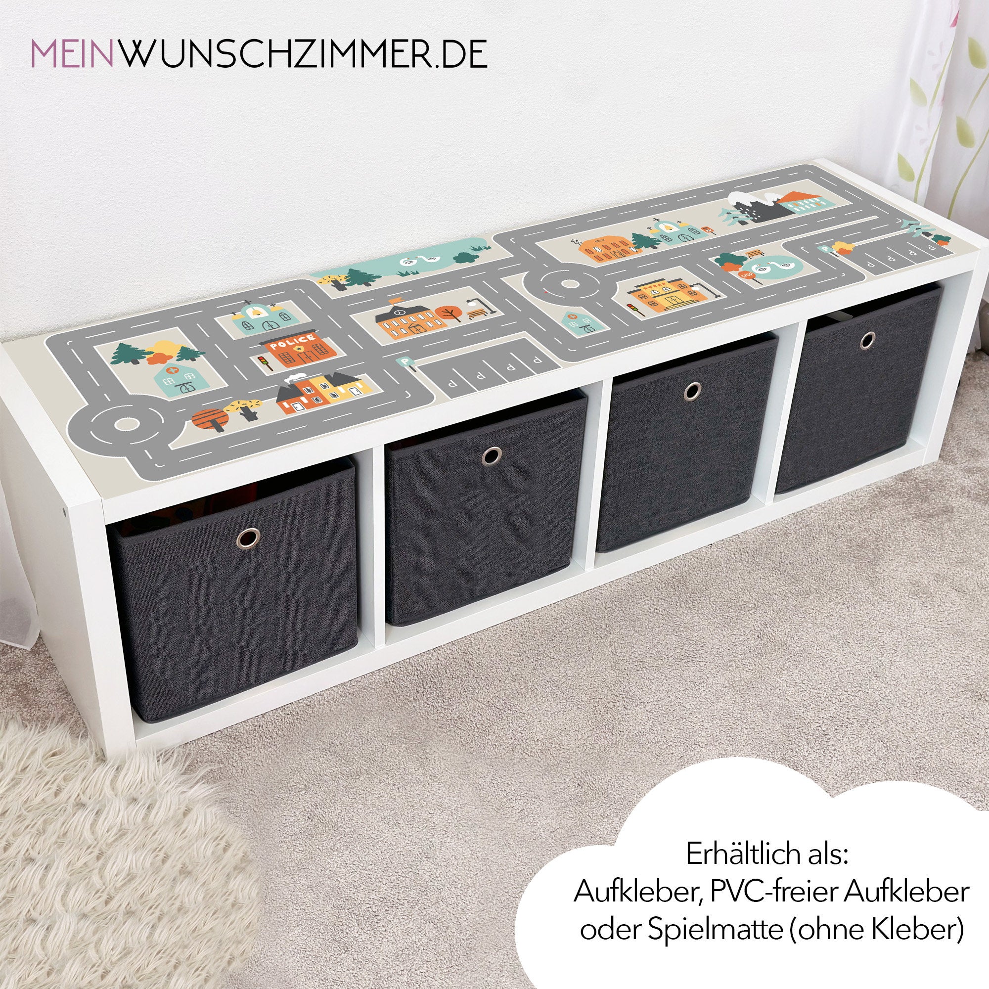 IKEA KALLAX Spielstraße Bunt – 13