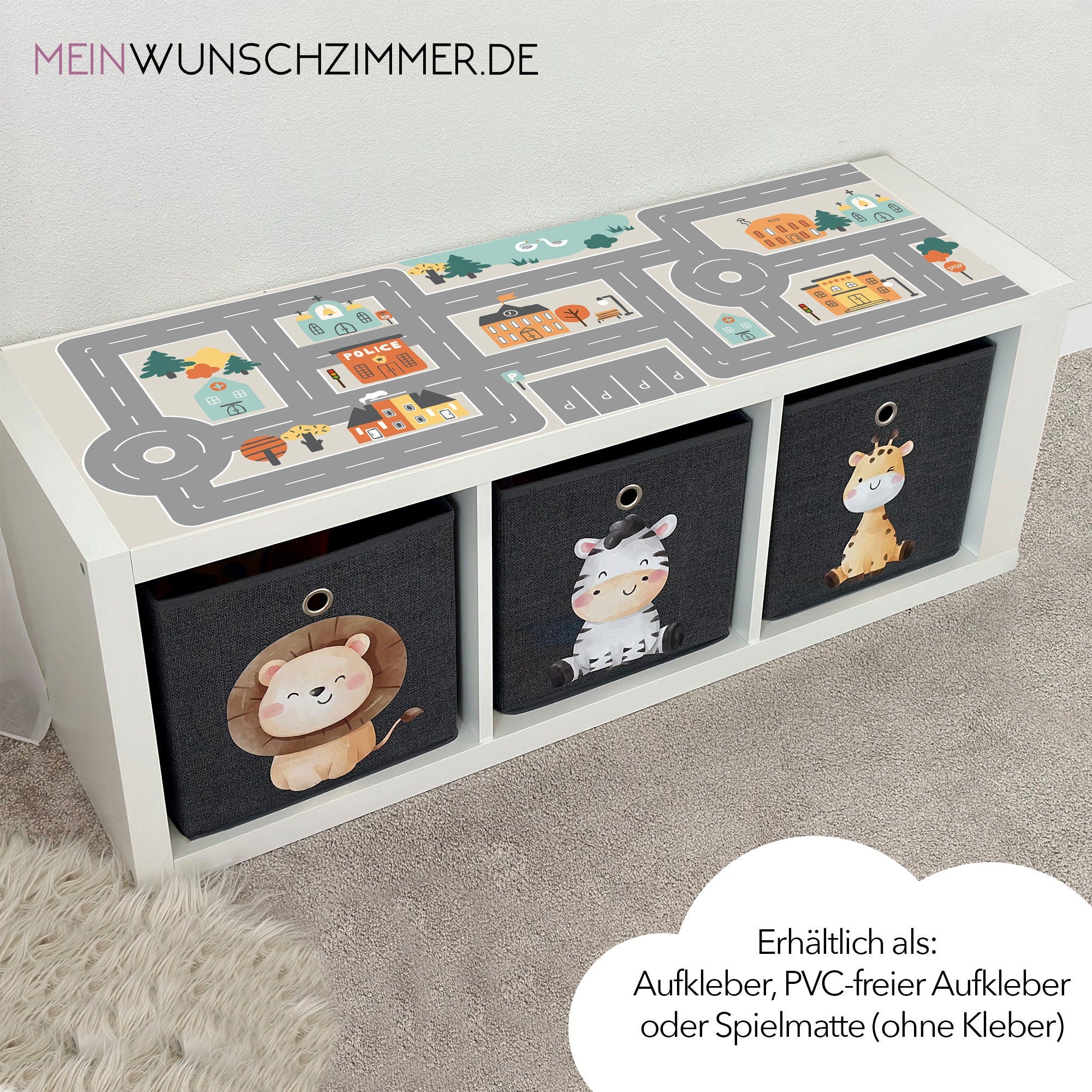 IKEA KALLAX Spielstraße Bunt – 7