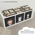 Spielstraßen Aufkleber IKEA Kallax 3er Wald – Kinderzimmer Spieltisch Sticker