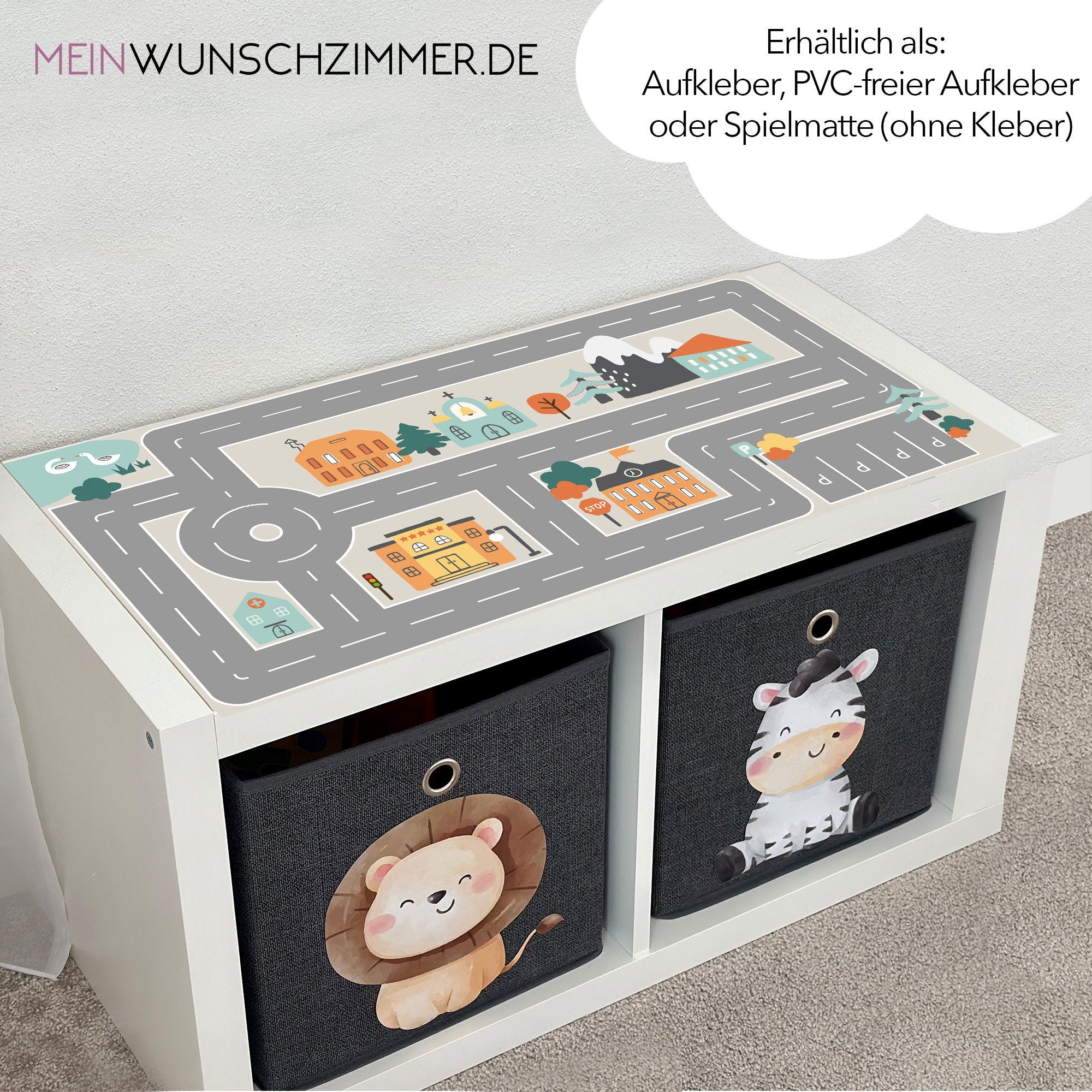IKEA KALLAX Spielstraße Bunt – 1