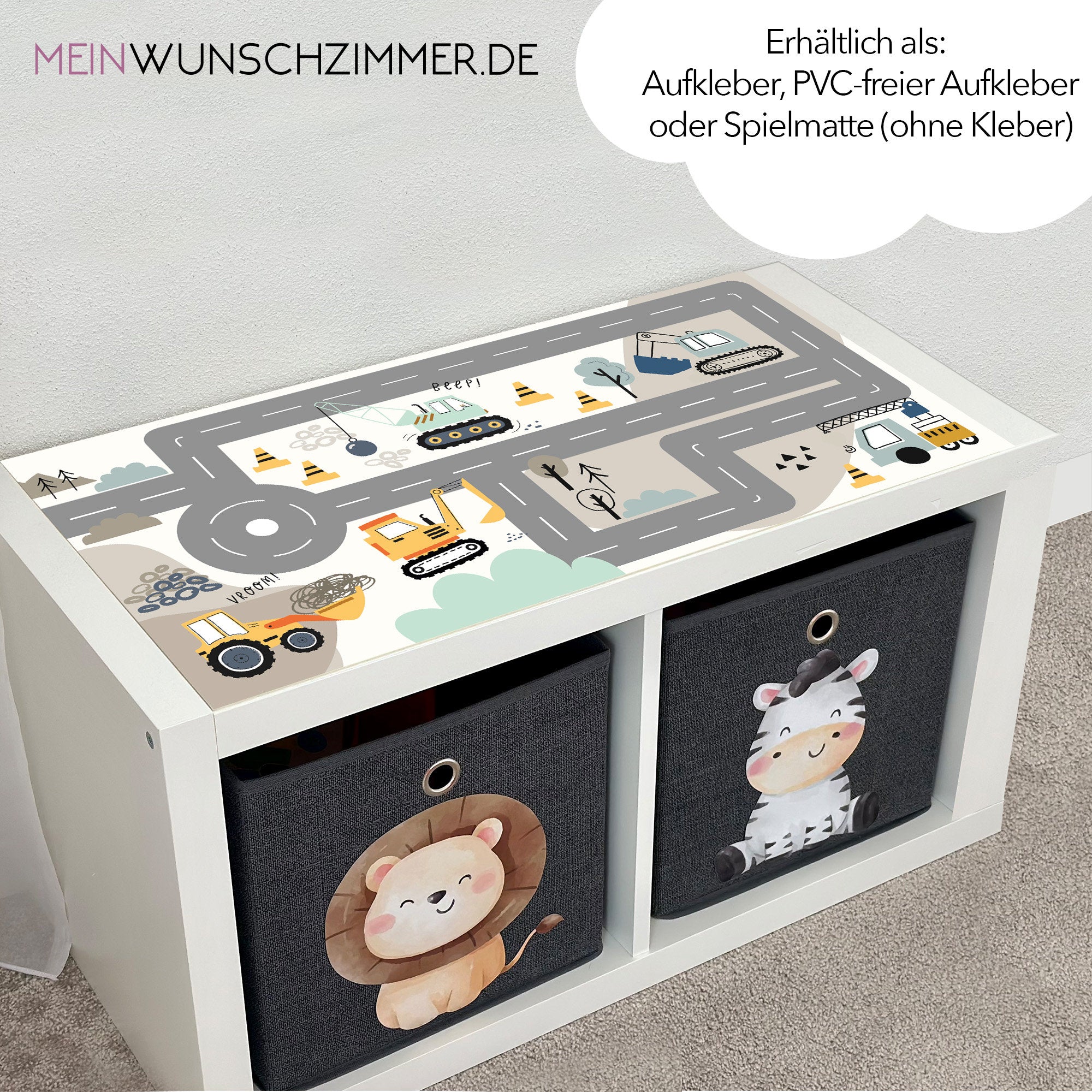 IKEA KALLAX Spielstraße Baustelle – 1
