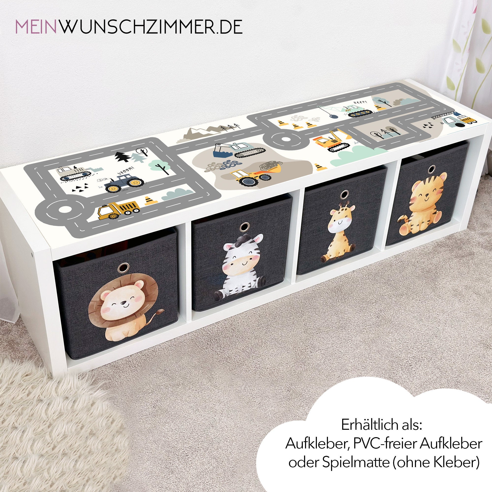 IKEA KALLAX Spielstraße Baustelle – 13