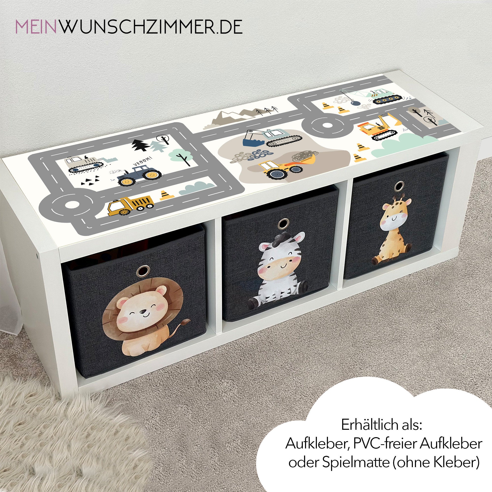 IKEA KALLAX Spielstraße Baustelle – 7