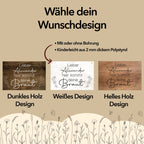 Personalisiertes Hochzeitsschild „Papa, hier kommt deine Braut – meine Mama“ – Design 2 – Detailansicht 2