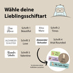Personalisierte Namensaufkleber – Waldtiere Aquarell – Produktansicht 2
