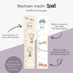 Geschwister Messlatte Wald Kinder 70-140cm, Zwillinge, Messlatte Holz, Baby, Taufgeschenk, Personalisiert, Kinderzimmer, Geburt