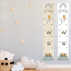 Geschwister Messlatte schmal Baustelle Kinder 70-150cm, Zwillinge, Messlatte Holz, Baby, Taufgeschenk, Personalisiert, Kinderzimmer, Geburt