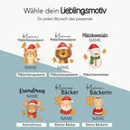Personalisierte Weihnachtsschürze für Kinder mit Namen – Produktansicht 3