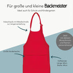 Personalisierte Kinderschürze zum Kochen, Backen und Basteln mit Namen – Produktansicht 6