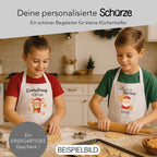 Personalisierte Weihnachtsschürze für Kinder mit Namen – Produktansicht 2