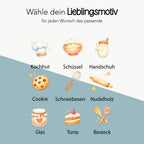 Personalisierte Kinderschürze zum Kochen, Backen und Basteln mit Namen – Produktansicht 3