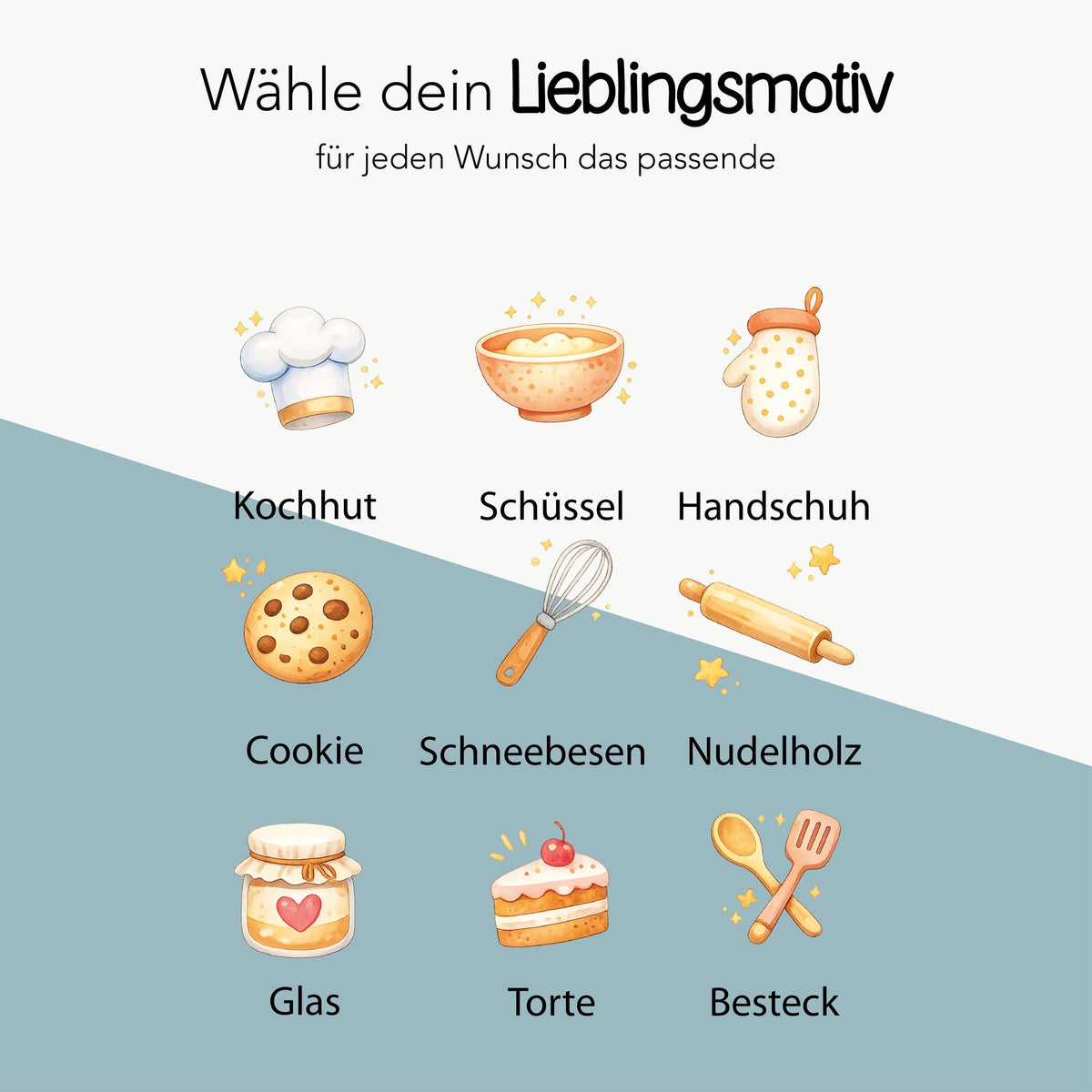 Personalisierte Kinderschürze zum Kochen, Backen und Basteln mit Namen – Produktansicht 3