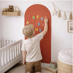 Magnetwand Kinderzimmer Terrakotta – selbstklebend und magnetisch