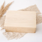 Erinnerungskiste Hochzeit aus Holz – Motiv Herzschrift, Produktansicht 6