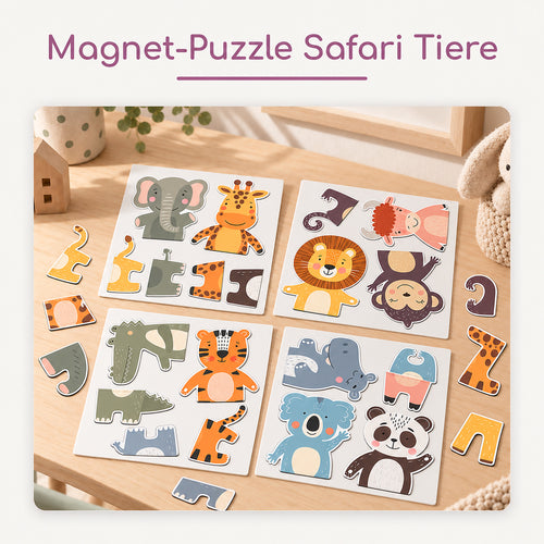 Magnetisches Tierpuzzle – Safari