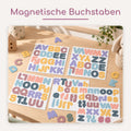 Magnetische Buchstaben für Kinder in Pastell – 125-teiliges Set