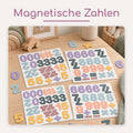 Magnetische Zahlen für Kinder in Pastell – 100-teiliges Set