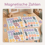 Magnetische Zahlen für Kinder in Pastell – 100-teiliges Set