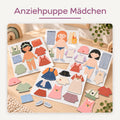 Magnetisches Anziehspiel Mädchen – 3 Figuren mit Kleidung und Accessoires