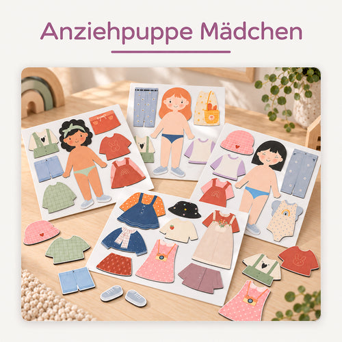 Magnetisches Anziehspiel – Mädchen
