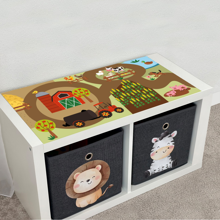 Spielstraße Ikea Kallax 2er - Bauernhof